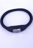 Silicon Elastic Digital Watch Black